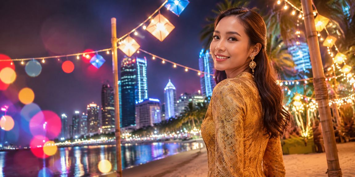 Pengguna klbet menikmati hiburan kasino bergaya Hari Raya di Petaling Jaya