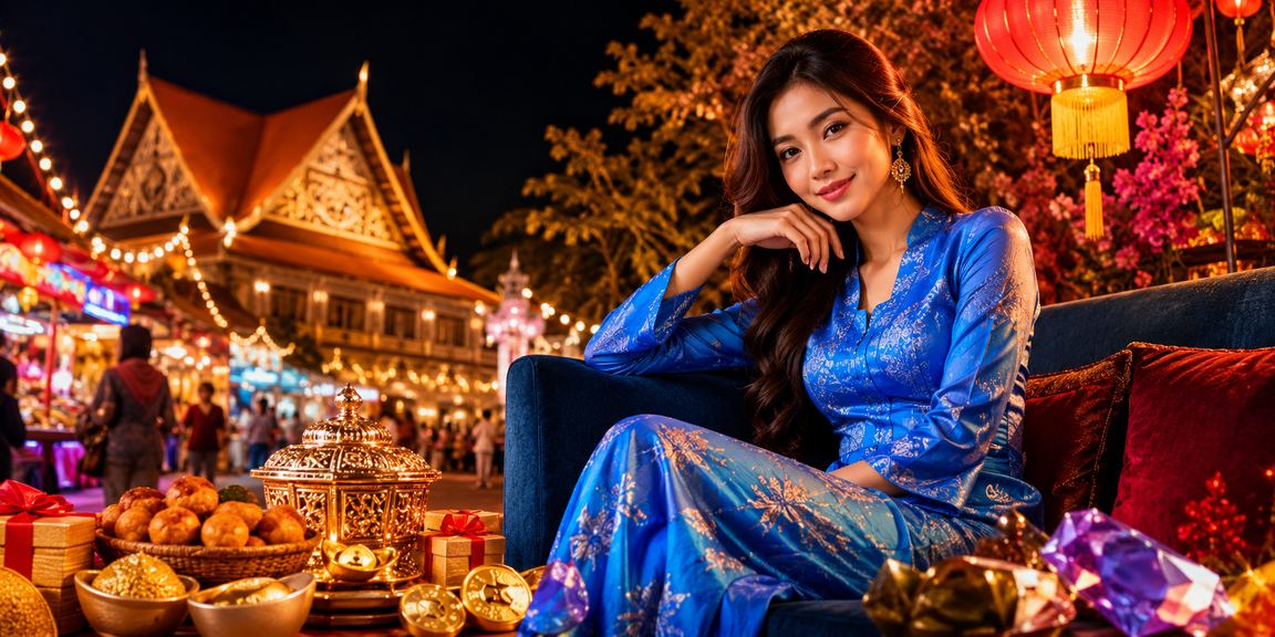 Pengguna loteri klbet membuat pertaruhan bergaya baju kurung di Sarawak
